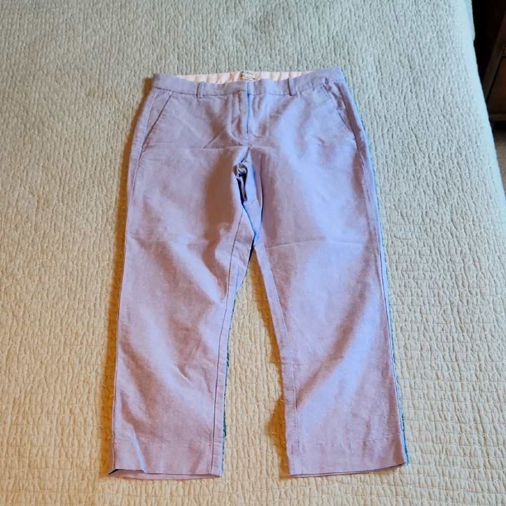 J. Crew Sky Blue Capri Pants 4